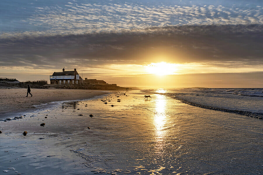 Sunset at Fabulous Brancaster Beach West Norfolk
