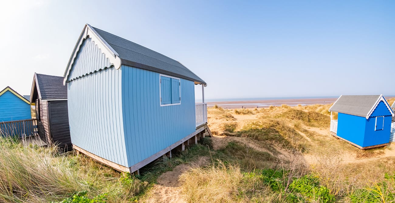 Norfolk-beach-huts-sand-dunes-Old-Hunstanton